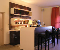Commercial dubaï club lounge bar meubles moderne comptoir de restaurant