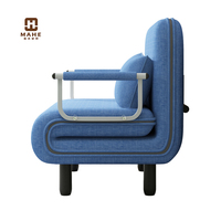 Canapé-lit multifonctionnel en tissu, double usage, amovible et lavable, pour salon, petit appartement, canapé-lit double pliable