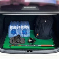 2024 étui de plateau de coffre arrière en Silicone écologique personnalisé accessoire de tapis de doublure de coffre de voiture étanche avec caractéristiques d'utilisation d'outil