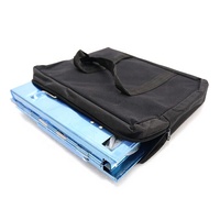 Réchaud de camping portable en acier inoxydable, barbecue extérieur pliable au charbon de bois pour pique-nique - Facile à assembler et à nettoyer, non revêtu, différentes tailles