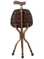 Canne pliante en alliage avec siège, canne de marche légère et réglable avec siège, siège de canne, siège de canne pliable / chaise-bâton de marche