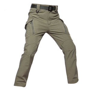 Trekking chaud polaire Softshell hommes pantalons d'hiver tactique en plein air escalade <span class=keywords><strong>ski</strong></span> <span class=keywords><strong>randonnée</strong></span> pêche chasse <span class=keywords><strong>pantalon</strong></span> <span class=keywords><strong>de</strong></span> sport imperméable - Product Image 3