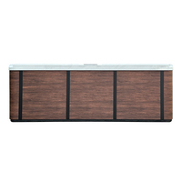 Spa rectangulaire de luxe 2 personnes 2025 avec système de contrôle Eight Treasures, autoportant pour bain extérieur, villa, terrasse