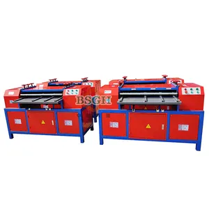 Automatic Copper tube stripping machine BS-1200P for recycling waste air-conditioning radiators for sale at low prices made in B