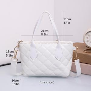 Bolso Tote para Mujer, Estilo Elegante, Material PU, Logotipo Personalizado, Impermeable, Modelo de Bolso de Mano para Dama, Temporada de Invierno y Verano - Product Image 2