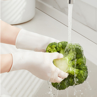 Gants en nitrile jetables blancs de qualité alimentaire pour la transformation alimentaire, livraison rapide et usage domestique