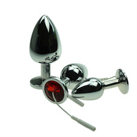 Plug anal électrique en acier inoxydable, dilatateur anal, stimulation par vibration de la chambre postérieure, jouet sexuel pour adultes
