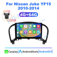 Android 14 pour Nissan Juke YF15 2010-2014 Carplay Car Radio Multimedia Player Multimedia Video Stereo Speaker Audio Head Unit