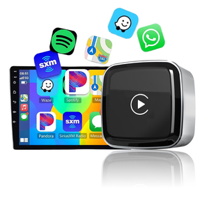 Adaptateur CarPlay filaire vers sans fil 2-en-1 Mini, Dongle USB Android Auto, Plug and Play, Commande au volant, Universel - Product Image 1