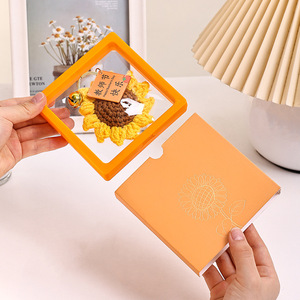 Sunflower Shaped PE Film Packaging For Teacher's Day <b>Gifts</b> Jewelry Storage <b>Box</b> With Ring Pendant Necklace Earrings 11x119x9mm - Product Image 2