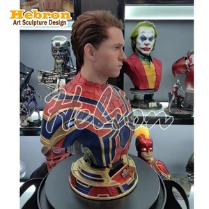 Vente <span class=keywords><strong>en</strong></span> gros de figurines <span class=keywords><strong>en</strong></span> résine <span class=keywords><strong>Avengers</strong></span> GK, buste de Spider-Man, statue d'anime, <span class=keywords><strong>film</strong></span>, télévision, figurine Iron Man pour la décoration de la maison - Product Image 5