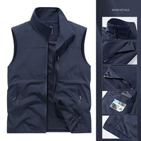 Gilet multi-poches imperméable pour hommes gilet de pêche gilet utilitaire hommes pêche personnalisée chasse randonnée gilets tactiques