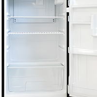 Réfrigérateur congélateur double porte 218L de haute qualité avec plaque métallique durable pour cuisine