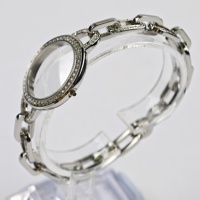 CB250019 Exquisites und Elegantes 316L Edelstahl-Uhrenset, 43,8X30,6MM, Mineralglas, 3ATM Wasserdicht, Passend für 3H762EH3 Uhrwerk