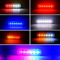 Hochwertige 6LED Notfallleuchte für Auto Warnblinklicht Notfalllampe Stroboskop LED Warnleuchten Auto-Beleuchtungssystem