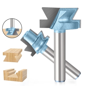 8mm 12mm Ngăn kéo trượt đường sắt cắt rắn gỗ hướng dẫn đường sắt Thanh trượt khía bàn nam và nữ trượt rãnh hợp kim phay công cụ - Product Image 5