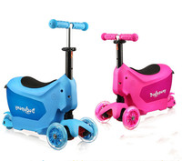 Trottinette pour enfants, 3 en 1, engin à trois roues, nouveau design, en stock