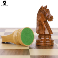 Juego de Ajedrez Infantil de Madera de Nogal, Ajedrez Alemán, Juego de Entretenimiento para Niños, Venta Caliente