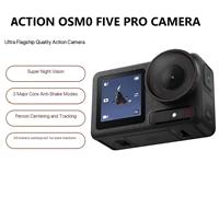 Action Five Pro Sportcamera Touchscreen Lange Batterijduur Waterdicht tot 20m Verborgen 155° Groothoek CMOS Sensor WiFi 64GB MicroSD