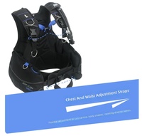 Compensateur de flottabilité pour plongée, veste BCD de style formel, équipement de plongée en nylon 1680D, BCD-191 16+