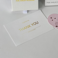 Cartes de remerciement personnalisées en carton, pages d'insertion pour brochures, cartes d'entretien des produits avec impression sérigraphique pour emballages professionnels
