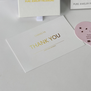 Cartes de remerciement personnalisées en carton, pages d'insertion pour brochures, cartes d'entretien des produits avec <span class=keywords><strong>impression</strong></span> sérigraphique pour emballages professionnels - Product Image 5
