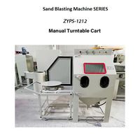 Cabine de sablage à eau personnalisée pour le nettoyage des pièces métalliques et les préparations de surface en atelier dans l'industrie
