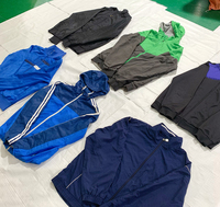 Vêtements de marque pour hommes chinois d'occasion originaux, manteau de vêtements d'occasion mixtes de marque pour le sport, coupe-vent d'occasion pour hommes, vente en gros