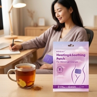 Autocollant chauffant menstruel raffiné pour hommes, en matériau respirant, à émission de chaleur stable, jetable, accessoires quotidiens pour le maintien au chaud en intérieur