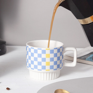 แก้วเซรามิกน่ารักสไตล์ INS ดีไซน์มินิมอล ของขวัญทางธุรกิจ กาแฟ ออฟฟิศ บ้าน <span class=keywords><strong>สาว</strong></span>ๆ คู่รัก อาหารเช้า น้ำ <span class=keywords><strong>นม</strong></span> ขายส่ง - Product Image 5