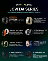 JCVital V10 Akıllı Bileklikler OEM ODM Bileklik Kadın Akıllı Bileklik Ekranı Olmayan Pahs Uyku Durumu Analizi Sıcaklık Trendi Bilekliği