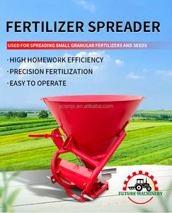 La Chine fabricant CE a approuvé l'épandeur d'engrais de trémie de fer rouge de trémie de tracteur de pelouse de sel de <span class=keywords><strong>semoir</strong></span> d'herbe à haute efficacité - Product Image 3