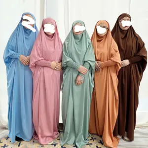 Factory Directly China Cheap Muslim Jilbab Islamic Dress One Piece Jilbab