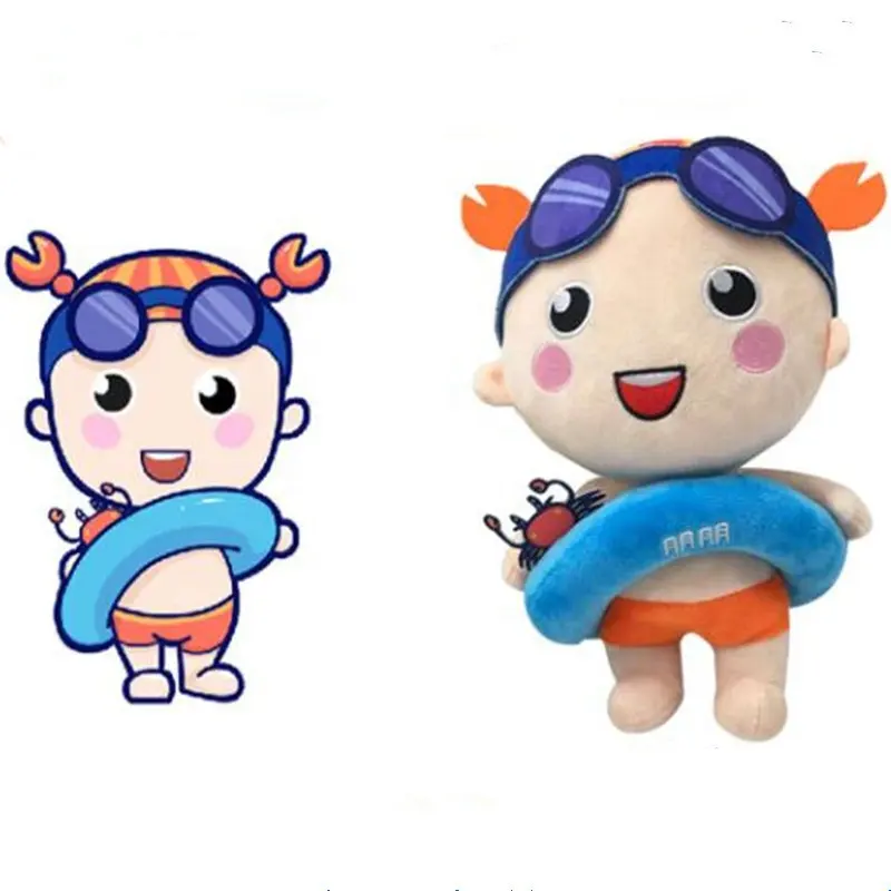 New Plush Stuffed Toy Customize Mascot Custom Logo Anime Plush Toys Dolls Custom Toy For Gifts