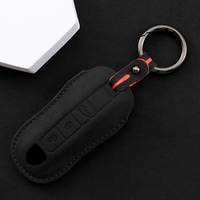 Étui pour clé de voiture White Shark pour Porsche Panamera Maycan Taycan 911 718 Boxster Cayman, coque de protection pour télécommande