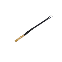 Sensor de Temperatura de Película Delgada PT100, Sonda RTD de Dos Cables con Parche Dorado, Cable Trenzado de Acero Inoxidable, Uso Industrial, Motor, Molde