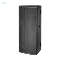 Speaker Profesional Dua Arah HK-GS2B25 Dual 15 Inch 1300W 4 Ohm Sistem Suara untuk Pertunjukan DJ Live
