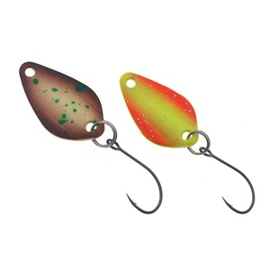 Esca da Pesca con cucchiaio 2.2g esca per <span class=keywords><strong>trota</strong></span> cucchiaio di metallo esca Isca esca da Pesca artificiale attrezzatura da Pesca - Product Image 3