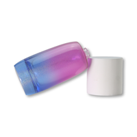 Bouteille de parfum OEM fabriquée en Chine verre dégradé bleu-violet dépoli 500ml vaporisateur de parfum rond 100ml bouteille de parfum