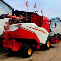 Moins de perte de grain, 110 kW, Diesel, Grande moissonneuse-batteuse multifonction semi-automatique pour la culture des céréales sur les terrains vallonnés et les plaines
