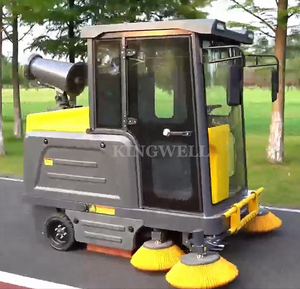 KW-2000F điện sàn đường phố quét Pin đường làm sạch máy đi xe trên quét xe tải - Product Image 3