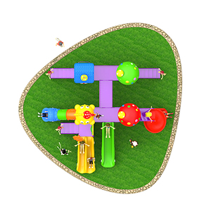 Equipo de juegos infantiles barato al por mayor, juego de tobogán y escalador de plástico para exteriores, conjunto de juegos para niños para jardín de infantes - Product Image 2