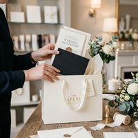 Tarjetas de Agradecimiento de Boda Personalizadas, Cartulina Negra, Grabado en Relieve Incoloro, Tarjetas con Notas en Caligrafía Cursiva