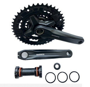 Pédalier Shimano FC MT210 8/9 vitesses 170 mm 40/30/22T 42/32/22T avec boîtier de pédalier MT500 pour VTT - Product Image 2