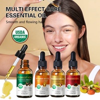 Huile essentielle biologique de marque propre, huile capillaire adaptée au soin du corps et du visage, nourrissante pour les cheveux et anti-âge, idéale pour les massages