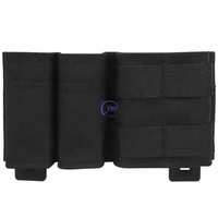 Ensemble de pochettes tactiques MOLLE camouflage de haute qualité à dégagement rapide pour chargeurs doubles 9 mm, pour gilet de poitrine et entraînement extérieur