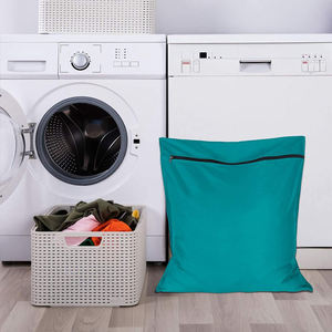 Nouveauté : Sac à linge pour animaux de compagnie, 1 paquet, empêche les poils d'animaux de bloquer la machine à laver, taille jumbo, sac à laver pour chien, chat, cheval, cobaye - Product Image 4