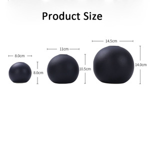 <span class=keywords><strong>Vase</strong></span> <span class=keywords><strong>en</strong></span> céramique <span class=keywords><strong>en</strong></span> forme de boule INS ensemble de 3 vases <span class=keywords><strong>en</strong></span> <span class=keywords><strong>poterie</strong></span> grossière moderne pour fleurs séchées <span class=keywords><strong>Vase</strong></span> à fleurs décoratif pour centre de table - Product Image 6