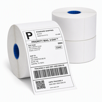 Vente directe d'usine, étiquettes d'expédition thermiques imperméables 4x6, autocollants pour bordereaux de livraison, étiquettes thermiques A6, adhésifs pour codes-barres, étiquettes logistiques