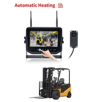 Kit de moniteur sans fil pour chariot élévateur avec caméra chauffante anti-buée pour opération en chambre froide et entrepôt